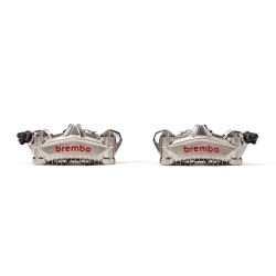 Brake Calipers | A brake caliper houses the pistons that press the pads against the disc when the lever sends pressure through the fluid. A caliper in good condition means consistent, precise braking without loss of feel at the lever.Here you find Brembo brake calipers, from the radial monoblock GP4 and M4 series to the racing GP2 and P2 versions, plus Xtra calipers for Ducati Panigale and Streetfighter. Choose by bike model, by the mounting distance between the fixing bolts, or by the original part code, to be sure it fits your disc and bracket.